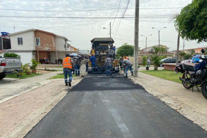 Ayer iniciaron las labores en las calles de la ciudadela.