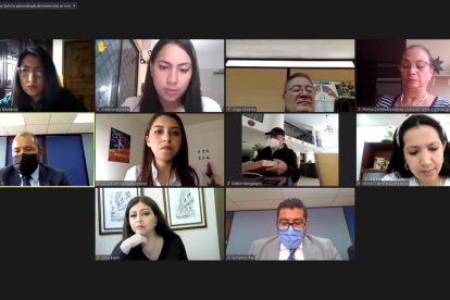 La Comisión de Justicia sesionó de manera virtual.