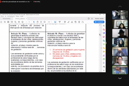 La Comisión de Justicia de la Asamblea Nacional sesionó de manera virtual.