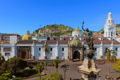 La catedral Metropolitana de Quito (Ecuador), joya del Patrimonio Cultural de la Humanidad.