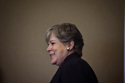 Fotografía de archivo fechada el 15 de mayo de 2019 que muestra la Secretaría Ejecutiva de la comisión económica para américa latina y el caribe (CEPAL), Alicia Bárcena.