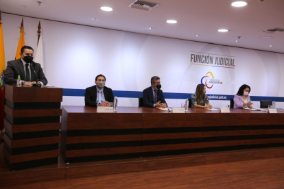 Anuncio. La presidenta del Consejo de la Judicatura María del Carmen Maldonado dijo que a ella no le han retirado la visa.