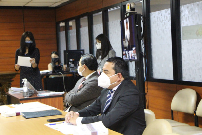 Audiencia. Los defensores de los nuevos procesados en la adquisición de los helicópteros Dhruv.