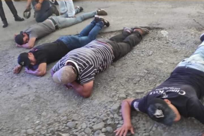 Operación. En una acción militar de control de armas se encontraron pistolas y municiones.