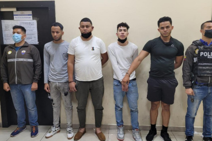 Los sospechosos, de nacionalidad venezolana, fueron llevados a una Unidad Judicial de Flagrancia
