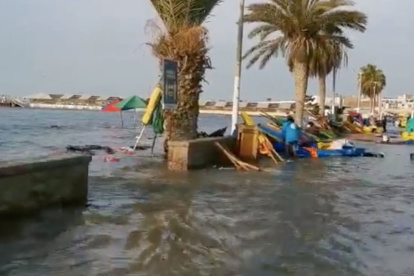 Los oleajes a causa de la erupción en Tonga afectaron las costas de Perú.