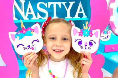 Imagen de la "youtuber" Like Nastya.