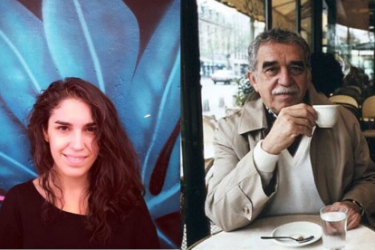 Gabriel García Márquez y su hija Indira.