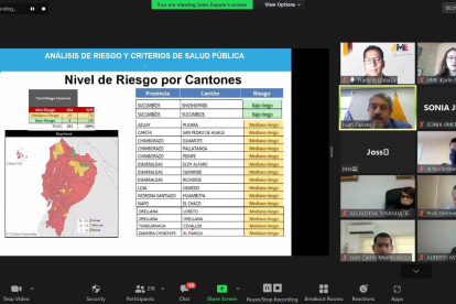 Alcaldes evaluaron las restricciones adoptadas en sus ciudades en una reunión virtual.