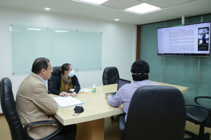 Encuentro. El COE Metropolitano se reunió la tarde de este martes 18 de enero.
