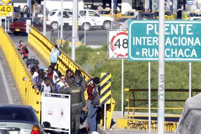 El Puente Internacional Rumichaca es uno de los principales pasos fronterizos que tiene el país.