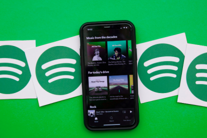 Referencial del reproductor de Spotify.