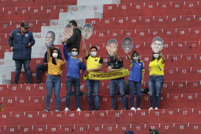 La selección ecuatoriana ha jugado con aforos reducidos en las últimas fechas del proceso eliminatorio.