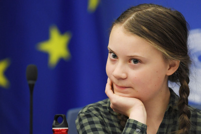 Greta Thunberg.
