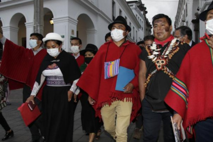 Liderada por Leonidas Iza, la Conaie