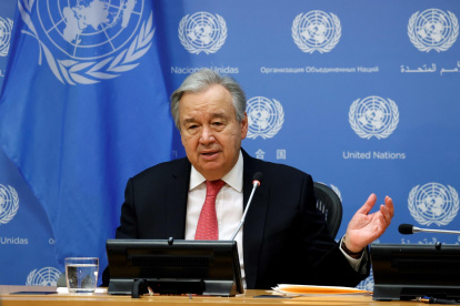 El secretario general de la ONU, António Guterres.