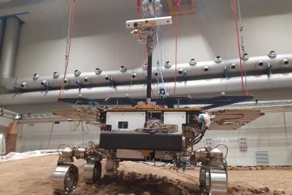 . El rover Rosalind Franklin de la ESA, integrante de la misión conjunta con Roscosmos Exomars 2022, tiene todos sus instrumentos listos para volar a Marte, a falta de unas pruebas menores este mes. POLITICA INVESTIGACIÓN Y TECNOLOG