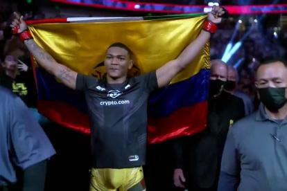 Michael Morales consiguió la victoria para Ecuador en su debut en UFC.