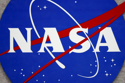 Logo de la NASA, en una fotografía de archivo.