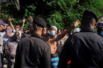 Las protestas del 11 de julio en Cuba trae consecuencias para 39 personas.