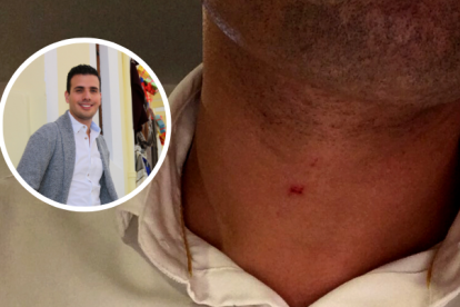 El presentador de noticias reveló en redes sociales que a una cuadra de su hogar fue amedrentado.