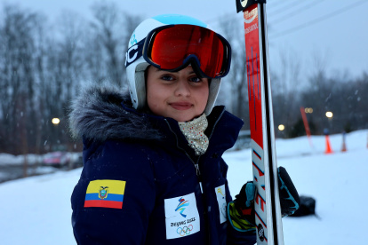 La deportista de padres ecuatorianos, que radica en Estados Unidos, empieza su viaje a China este sábado 29 de enero.