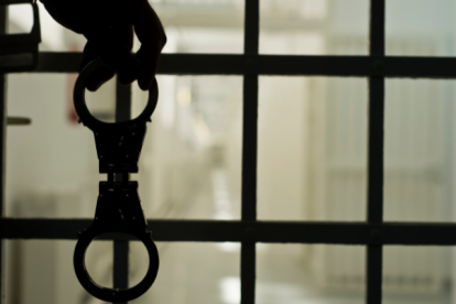 Referencial de un detenido en la cárcel.