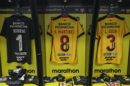 Así luce el camerino del equipo torero.