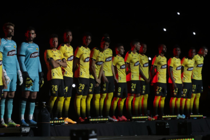 Barcelona presentó a su nueva plantilla 2022; Damián Díaz y Byron Castillo fueron los más aplaudidos.