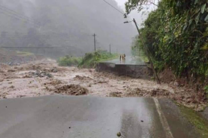 La Maná registra escenarios de desastre tras las lluvias de estos días.