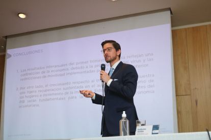 Ejecutivo. El gerente del Banco Central de Ecuador, Guillermo Avellán.