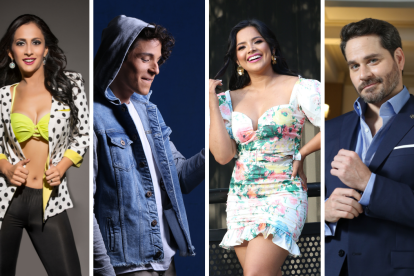 María José Flores, Diego Chiang, Eveleyn Calderón y Juan Carlos Román