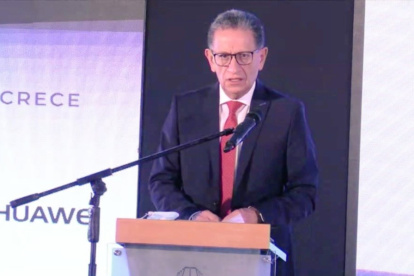 El ministro de Energía, Juan Carlos Bermeo, participó como ponente de Enaep 2022.