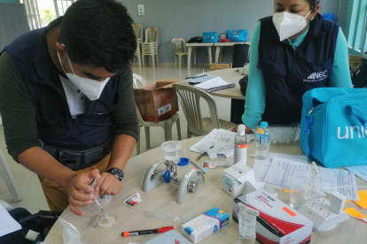 Respaldo. Unicef acompaña a los encuestadores en esta etapa.