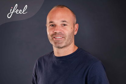 El futbolista Andrés Iniesta se suma a "ifeel" para promover la salud mental en el puesto laboral