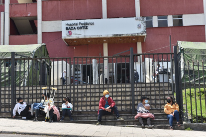 Al Hospital Pediátrico Baca Ortiz fueron trasladados dos heridos.