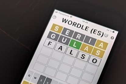 "Wordle", el juego de internet que ya se ha hecho viral en España. Una palabra, cinco letras y seis intentos.