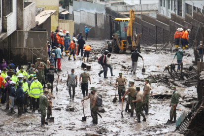Las labores de rescate continúan