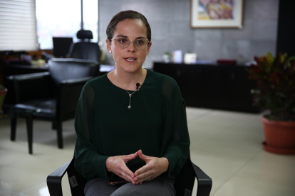 La ministra ecuatoriana de Educación, María Brown, en una fotografía de archivo