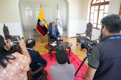 Fausto Murillo es el presidente encargado Álvaro Román, vocal alterno de la Presidencia, dice que él debía ser nombrado