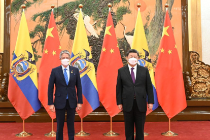 Objetivo. El presidente Lasso buscó renegociar la deuda con China y desvincular el petróleo de la misma.