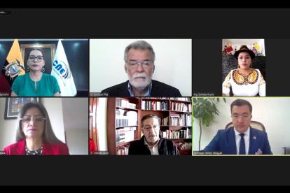 El pleno del Consejo Nacional Electoral sesionó de manera virtual.