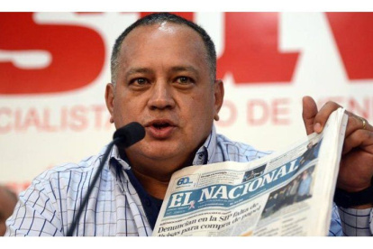 Caso. El Nacional vinculó a Diosdado Cabello con el narcotráfico en un artículo publicado en el periódico ABC de España.