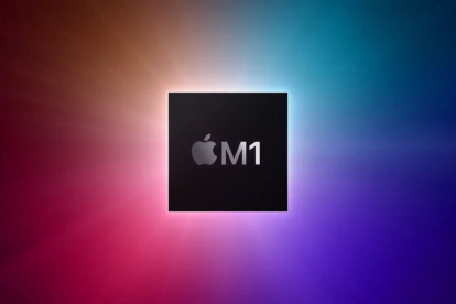 El chip M1 de Apple.