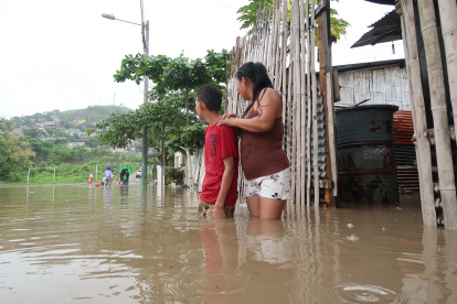 Incluso en Guayaquil algunas zonas sufrieron innundaciones