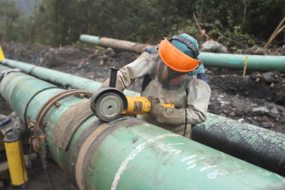 Las reparaciones de los ductos demoraron cerca de una semana.