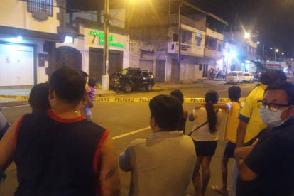 La víctima viajaba en un carro negro. Es el segundo empleado de Contecom acribillado en lo que va del año