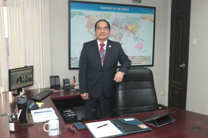 El presidente de la empresa es el CPA Jaime Suárez.