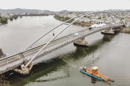 Inauguracion Puente sobre el Estero El Muerto