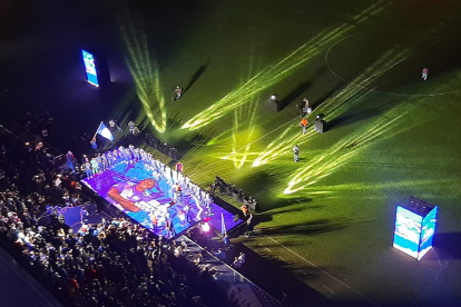 Emelec presentó a su plantilla 2022 en la Explosión Azul.